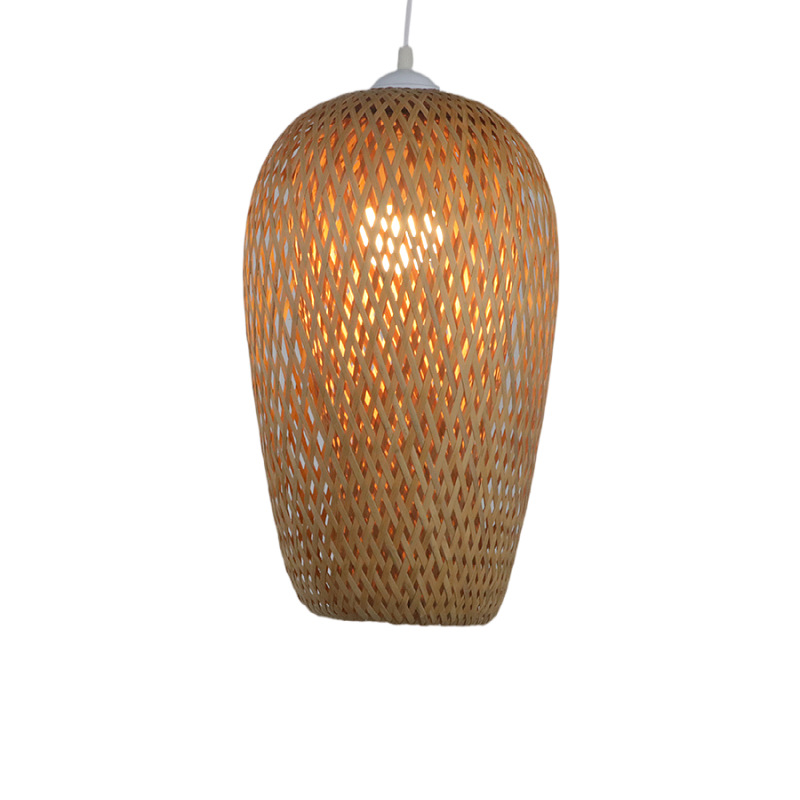 De estilo japonés linterna de bambú de estilo chino cama retro y desayuno puesto de té olla caliente restaurante Inn Bambú de bambú araña de