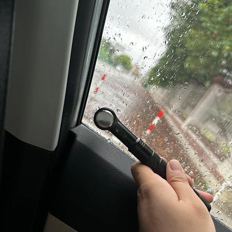 Car Safety Belt Hammer, Metal Multi-Functional Window Breaker, Car Underwater Life-Saving Escape Hammer, Tungsten Steel