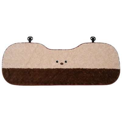 Seat cushion, seat cover Plush, Warm and Comfortable, Car - polished-puppy-cushion-khaki-rear-row