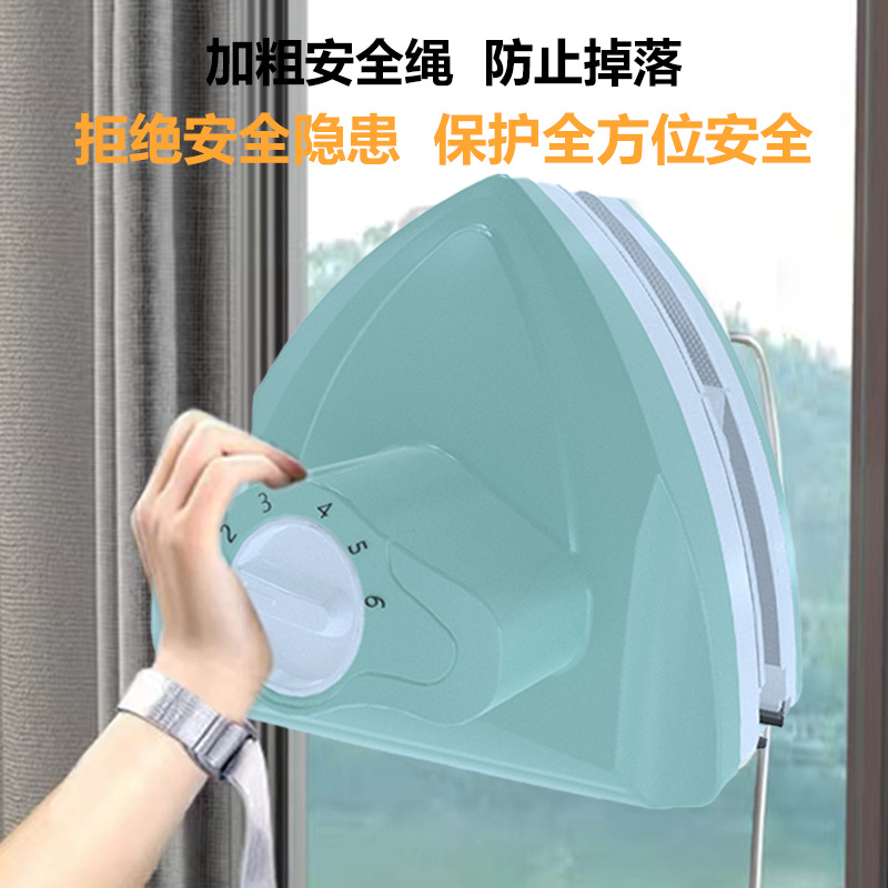 Q1L Anti-Pinch 10-80 Glass Cleaning Tool Single-Layer Double-Layer Triple-Layer Universal Strong Magnetic Double-Sided Cleaner for High-Rise Home Cleaning