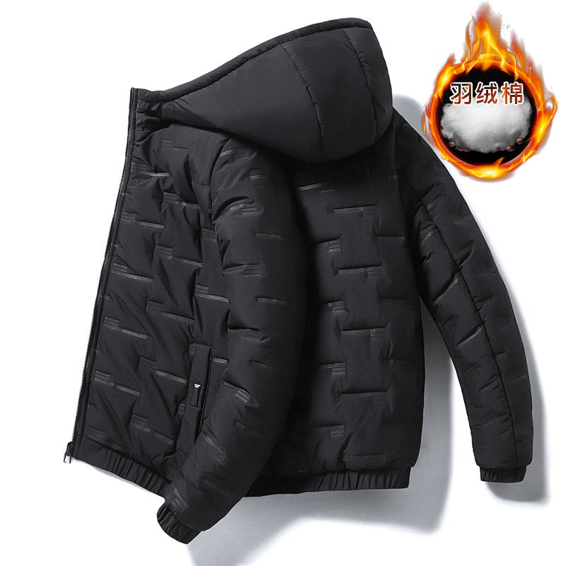 Abrigo de algodón acolchado para hombre 2022 Invierno estilo coreano Abrigo de algodón acolchado japonés abrigo de invierno abrigo de algodón acolchado con capucha abrigo de algodón acolchado para hombre transfronterizo Amazon