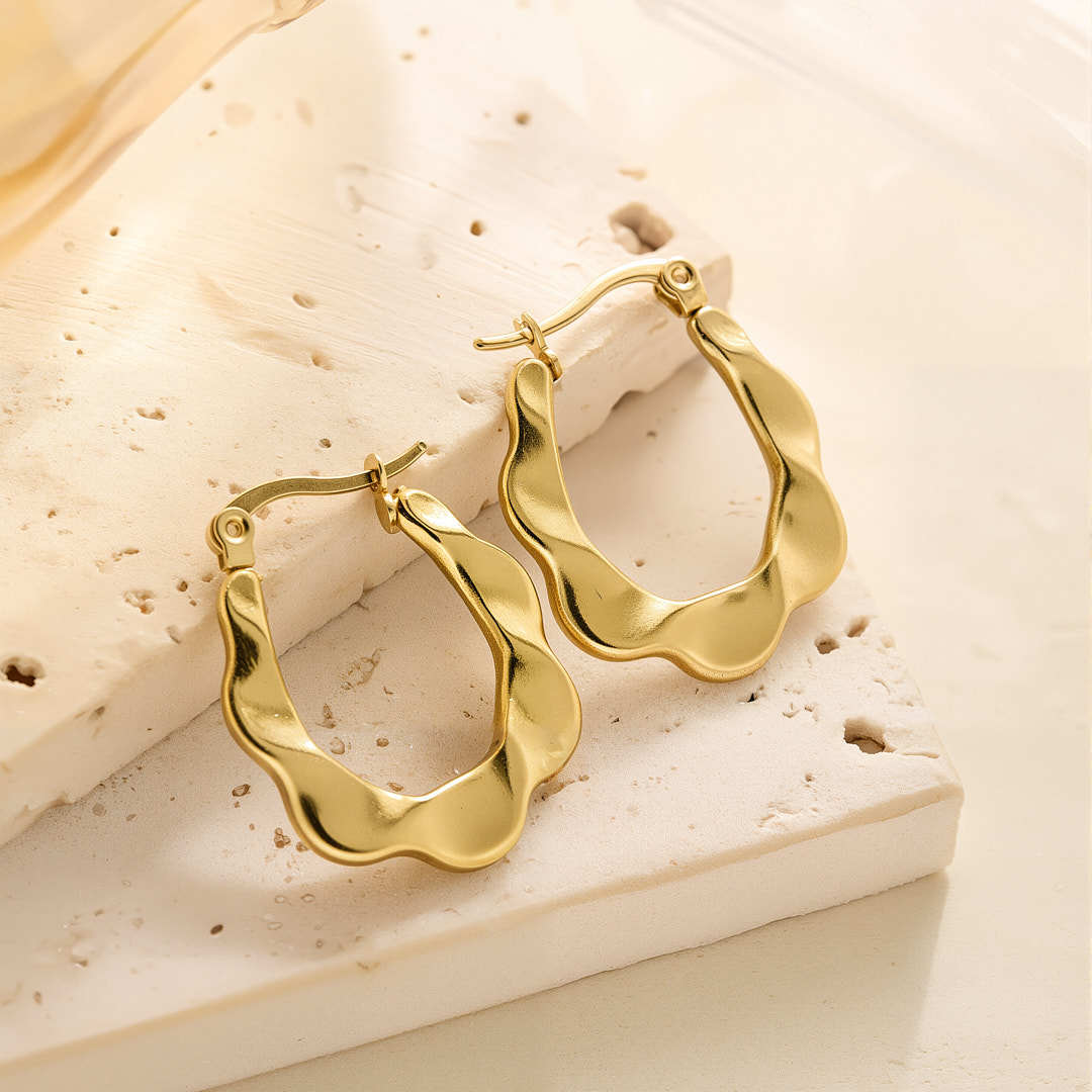 Eh023 earrings gold