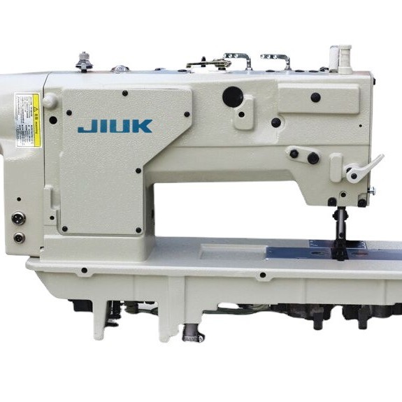 Venta al por mayor JK-845 doble aguja ángulo recto girando máquina de coser plana