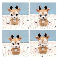 Ceramic Deer Ornament Decorative Piece, Fine Store Small Commodity Cultural and Creative Market Ornament, Foreign Trade Cross-Border Ceramic Craftsmanship