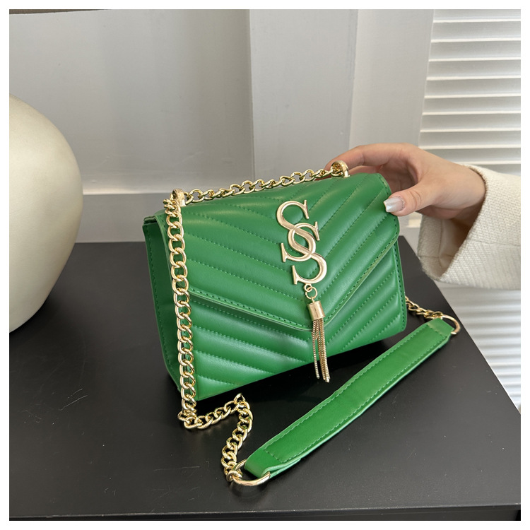 Damen Handtasche Im Western Stil Mit Kette Und Umhängefunktion_voghion.com