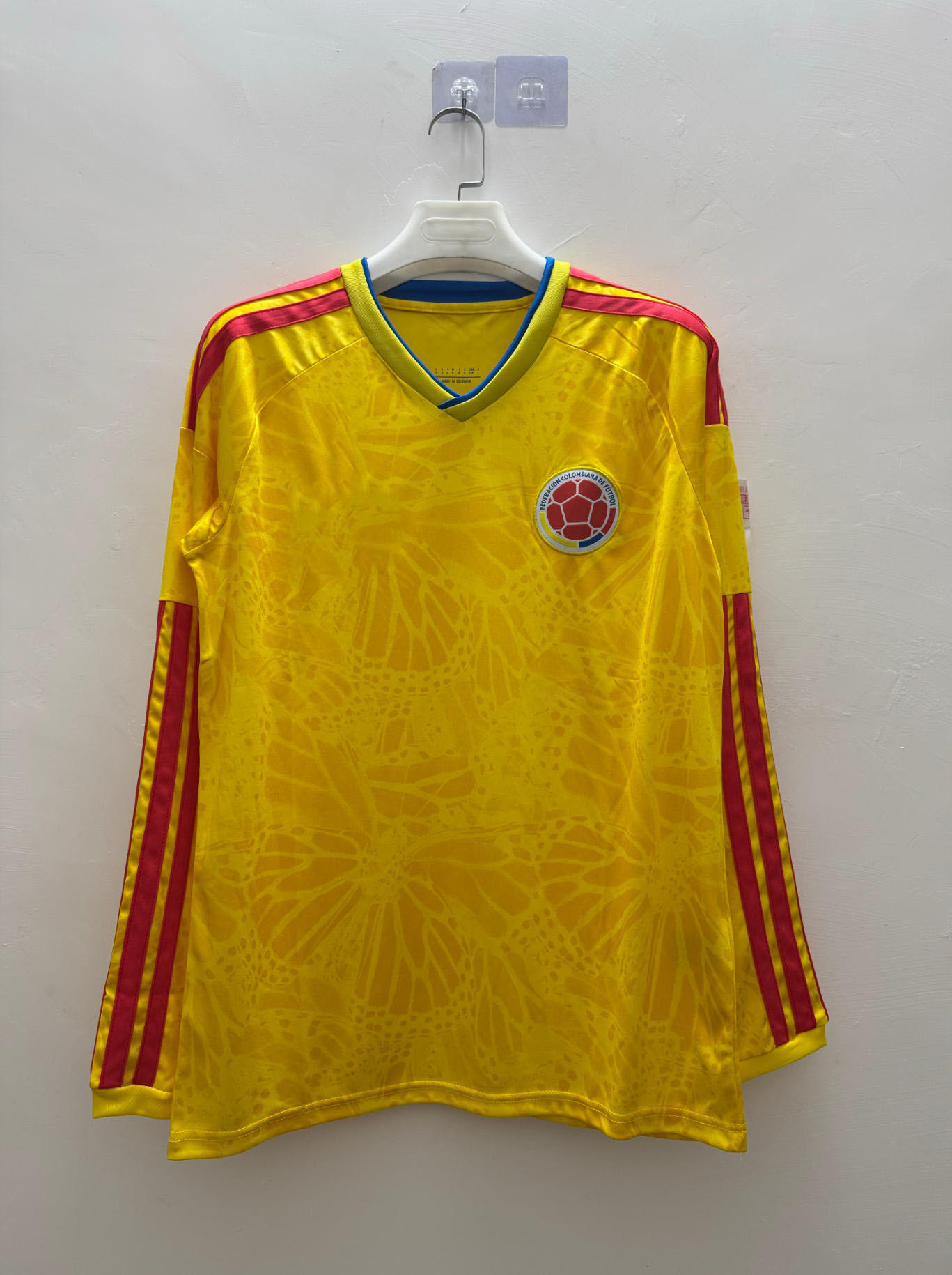 Nueva camiseta de fútbol de mangas largas de Argentina Real Madrid Barça de Alemania, la misma camiseta de venta directa suelta transpirable image 11