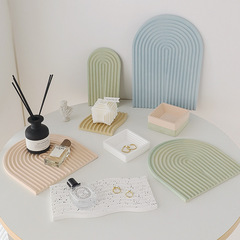 Gypsum tray splash ink ins photo props small objects decoration nail art jewelry pose food photography background