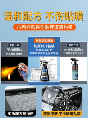 Automotive glass defogging agent, Long-Lasting Rain-Proof Spray Car