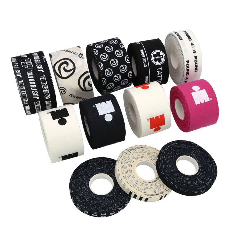 Fabricantes al por mayor de dientes blancos adhesivos deportivos película de piel muñeca tobillo color protector de dedos cinta adhesiva fija