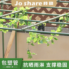 籐の棚の園芸の支柱は鋼管の植物の支持の棒を包んで藤のキュウリの棚の月の季節のつるの支柱の花の棚に登ります。