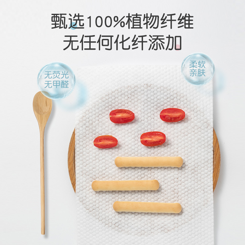 Salón de belleza Toalla de cara Toalla de limpieza húmeda y seca Toalla de limpieza suave para la piel Toalla de algodón desechable fibra vegetal suave