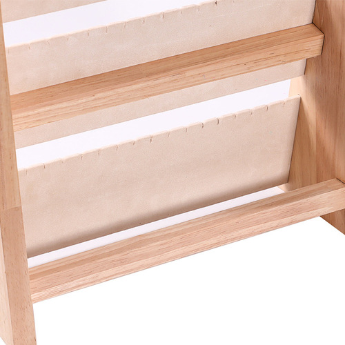 Oversized Beveled Necklace Display Stand, Vertical Three-Tier Pendant Holder, Bracelet Rack, Jewelry Props, Earring Display Stand