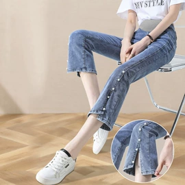 孕妇裤;女式牛仔裤;女士卫裤
