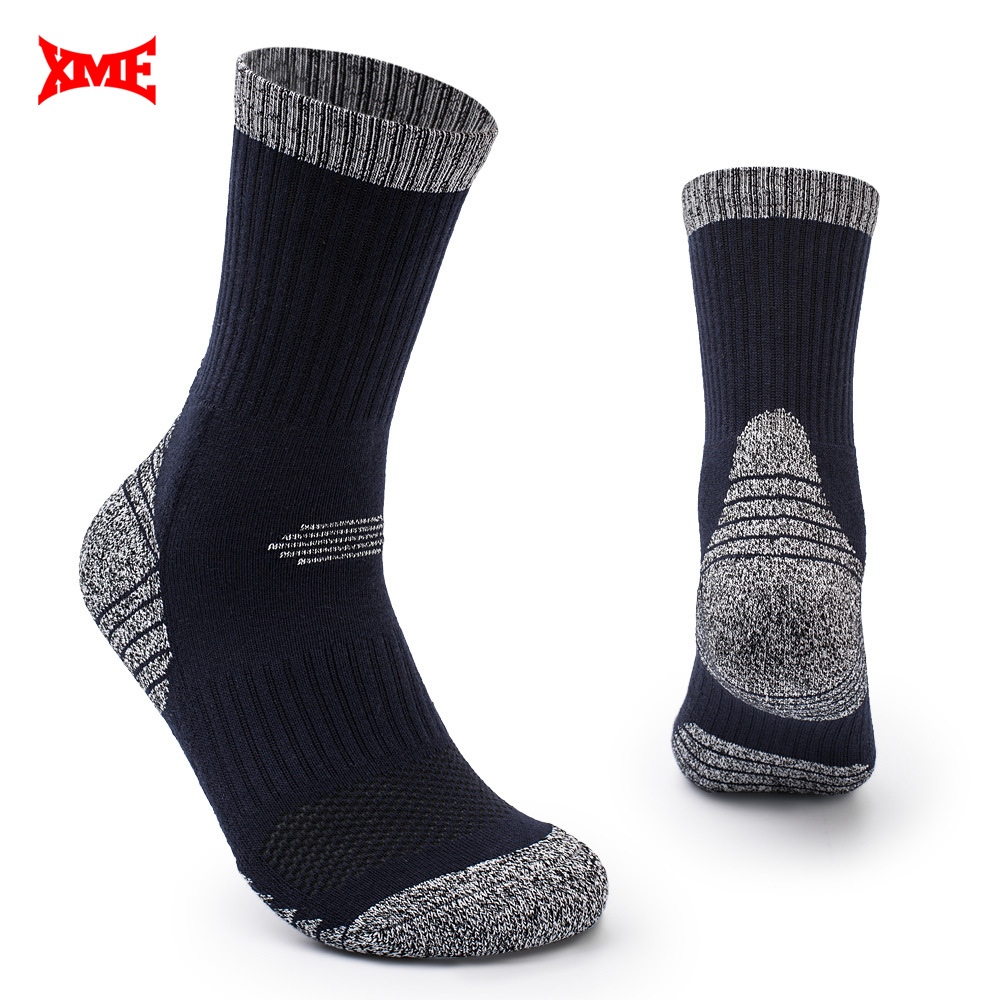 Cross-Border combination of five pairs of thick outdoor hiking socks men and women leisure hiking socks towel bottom breathable sports socks