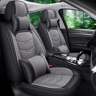 奥迪新款A6L A4L A3 Q3 Q2LQ5L专用座套全包亚麻布艺四季汽车坐垫
