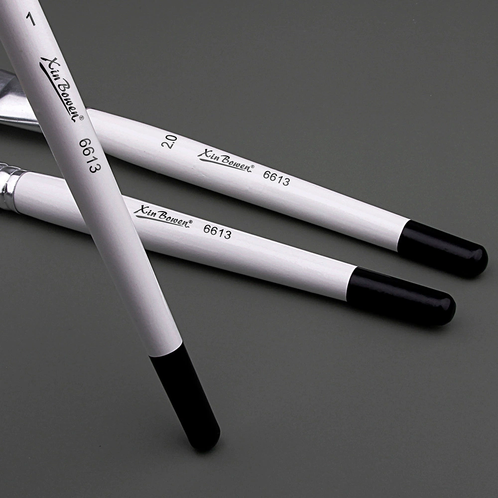 Искусственная деревянная кисть, набор для учащихся начальной школы, гуашь, акварель, карандаши, 3 шт, оптом