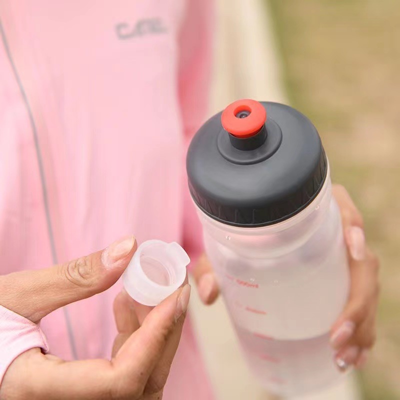Outdoor Large Capacity Cup Portable Frosted Plastic Water Bottle 500ml Running Cycling Sports Equipment_voghion.com