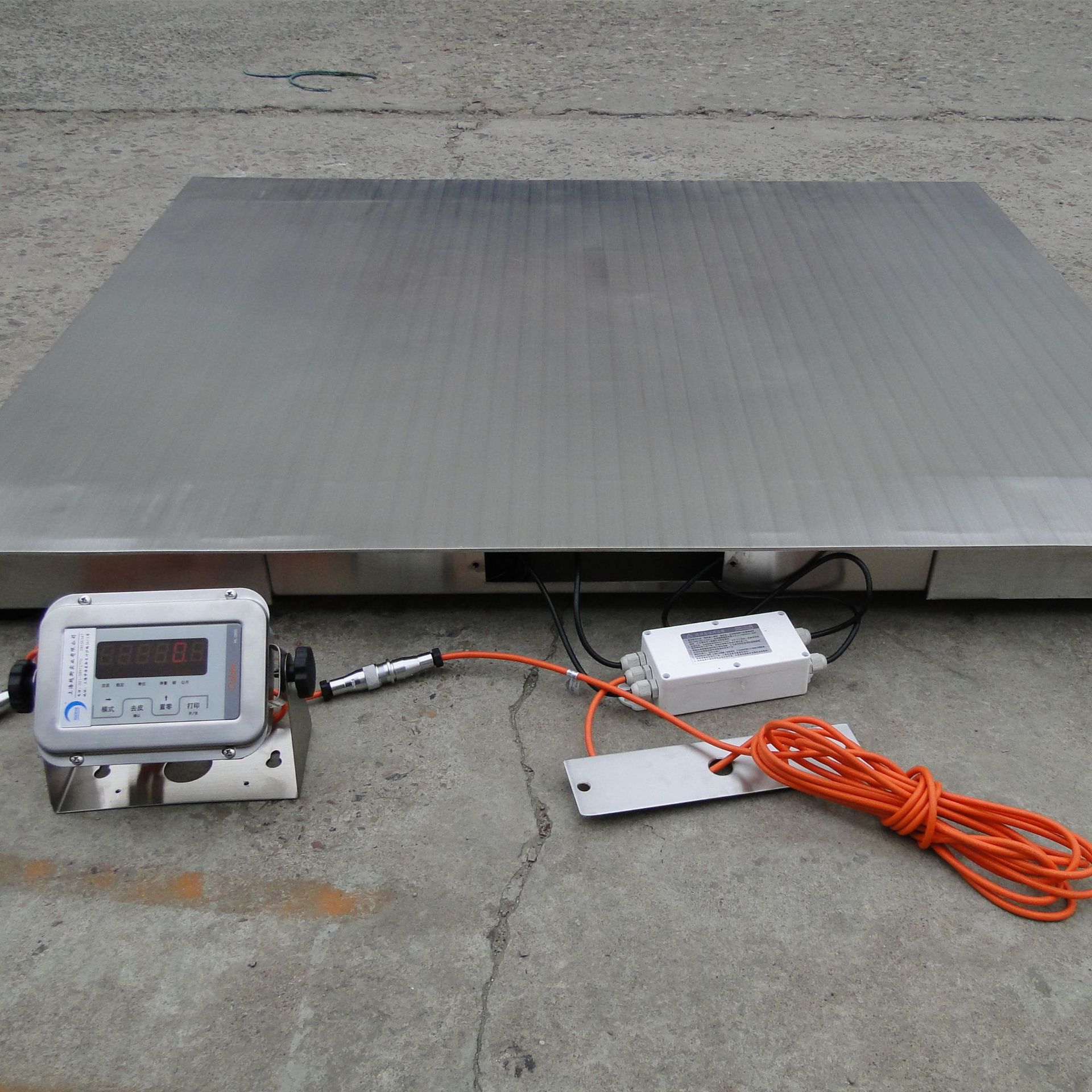 工厂防爆区用电子地磅 2吨1.2*1.2米双层带报警防爆地磅本安型