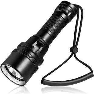 Black Light Cross-Border T6L2Uv Strong Light Rechargeable Aluminum Alloy Diving Flashlight Led High-Power Underwater Uv Light
