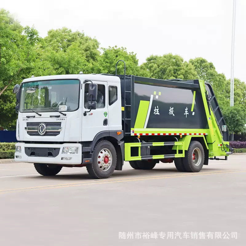 包上牌 东风D9压缩垃圾车 18方垃圾清运车   压缩式垃圾车