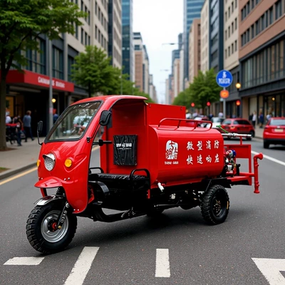 Diesel Three-Wheel Fog Cannon Sprinkler Truck for Suvarma maşınları