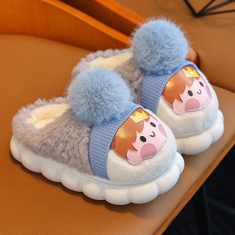 Blue slippers