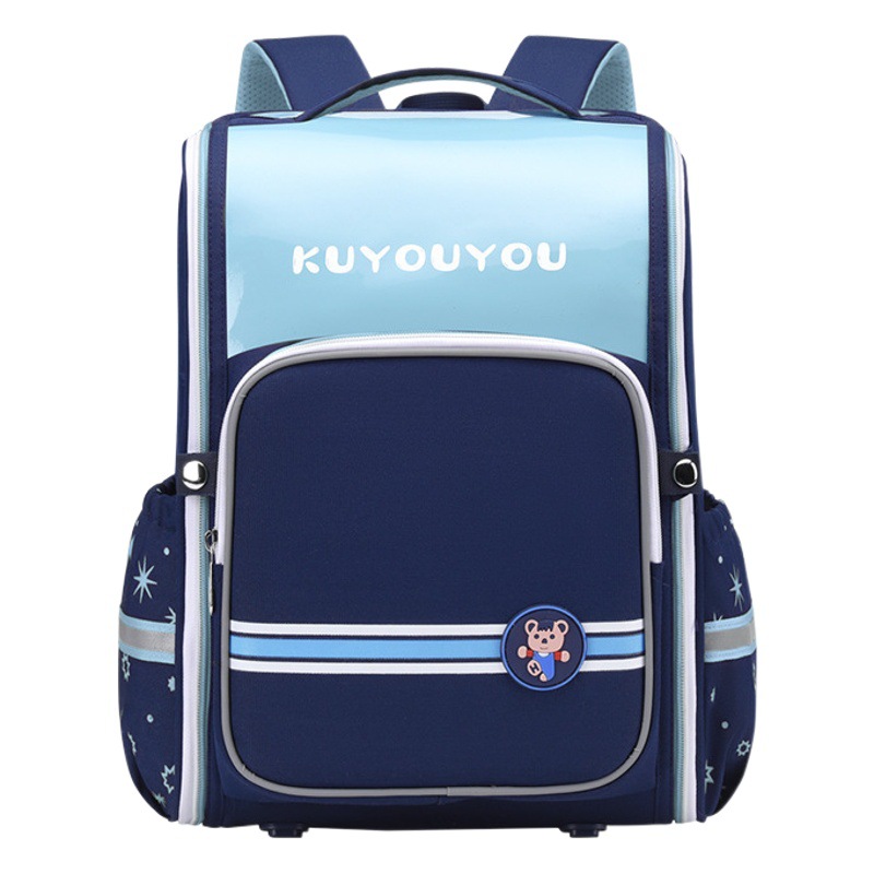 Protección de columna vertebral transfronteriza Dibujos animados de niñas de estilo británico impermeable de gran capacidad Mochila de escuela primaria para niñas de estilo coreano al por mayor