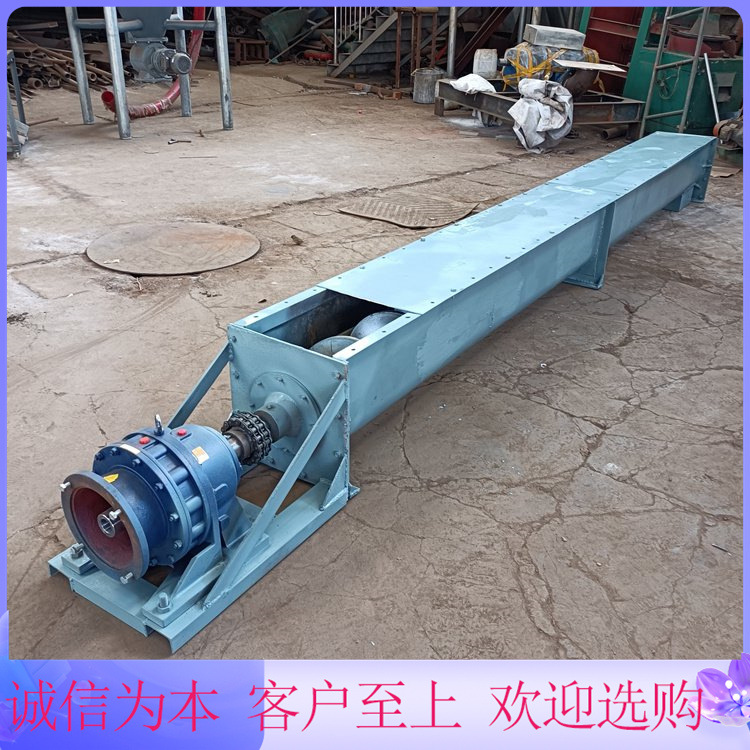 U型219搅拌站送料机 干粉不锈钢螺旋提升机 移动式绞龙输送机