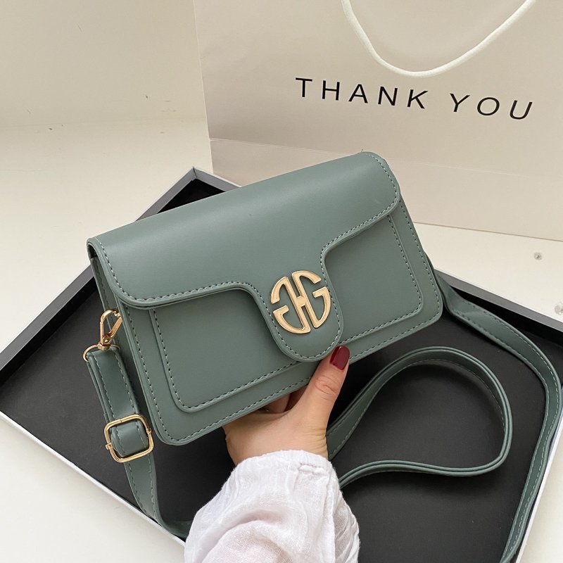 Women's bag women's bag new 2021 Korean fashion trend diagonal bag flip bag female autumn popular parcel PU