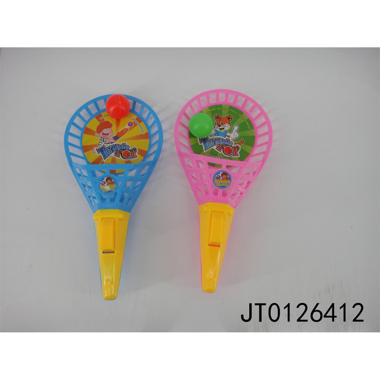 Factory Direct supply toys wholesale bouncing ball throwing ball racket (1 racket for one set) toy bouncing