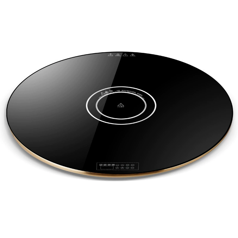 Food insulation board charged ceramic furnace induction cooker home heating board multifunctional table automatic rotation hotboard