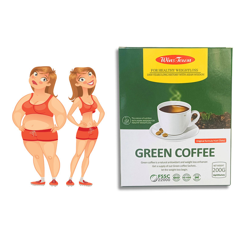 Cross-Border Spot Slimming Coffee L-Carnitine Green Coffee Green Coffee Instant Coffee
