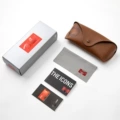 Lei yueyue brown lychee sunglasses case set