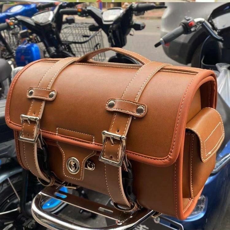 Motorcycle Rear Seat Bag, Waterproof Rear Trunk Bag, Large Capacity Motorcycle Tail Bag for Riders