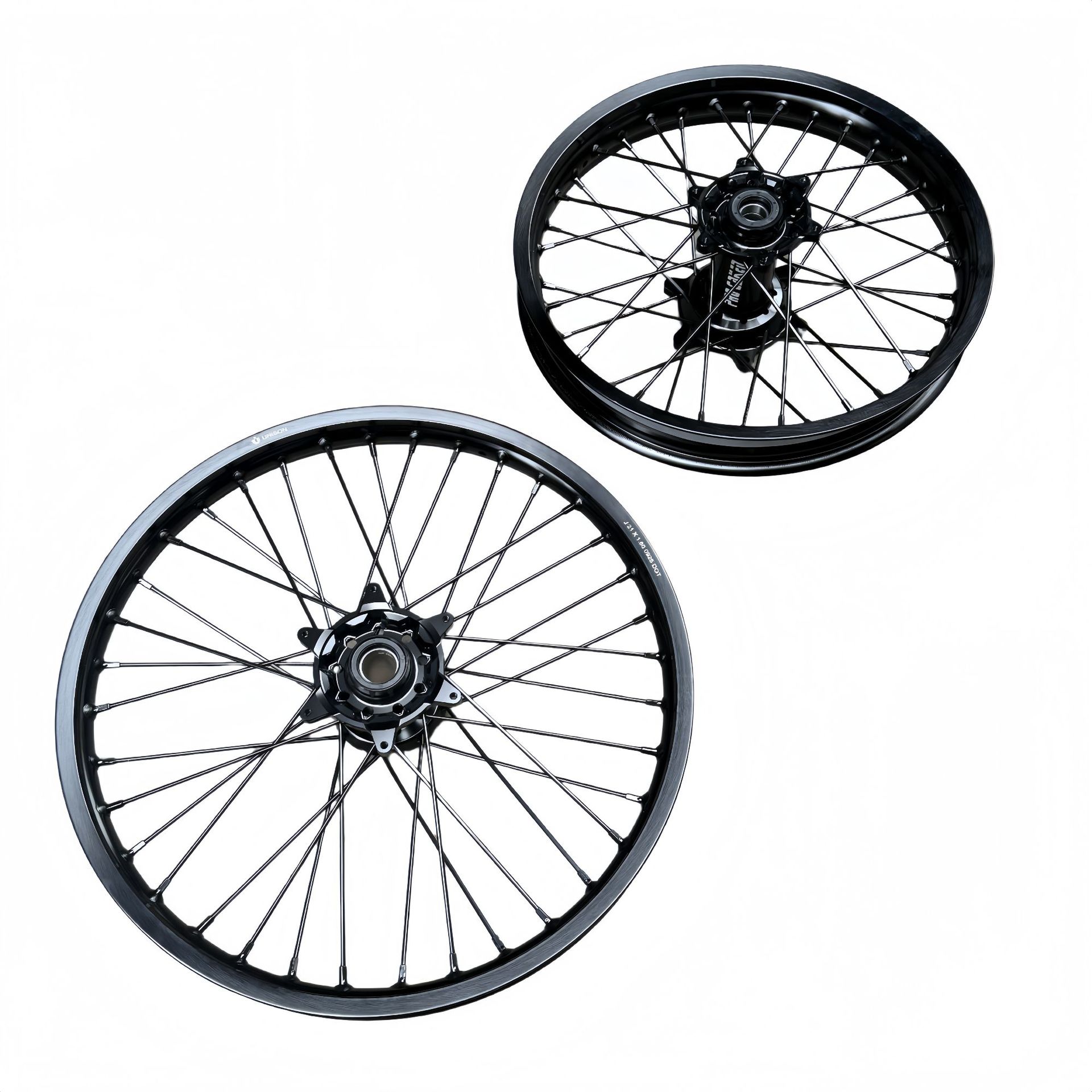 Suitable for KTM EXC250 300 modified front 1.60-21 and rear 2.15-18 wheel mesh assembly aluminum alloy wheel hub