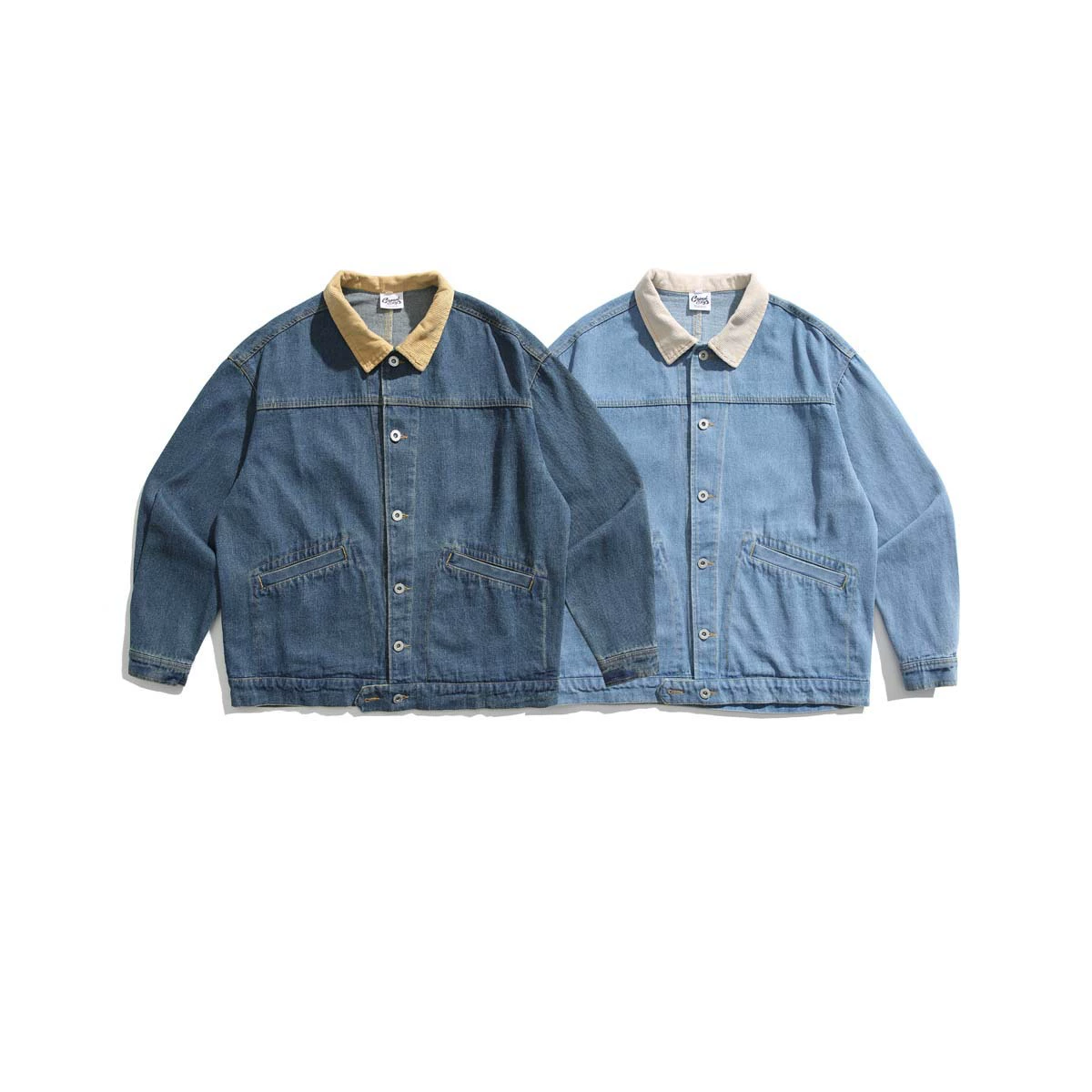 Куртка джинсовая повседневная в японском стиле Aw 2023 AW X Crowd City AW Denim популярная осенняя с сутяя Y346