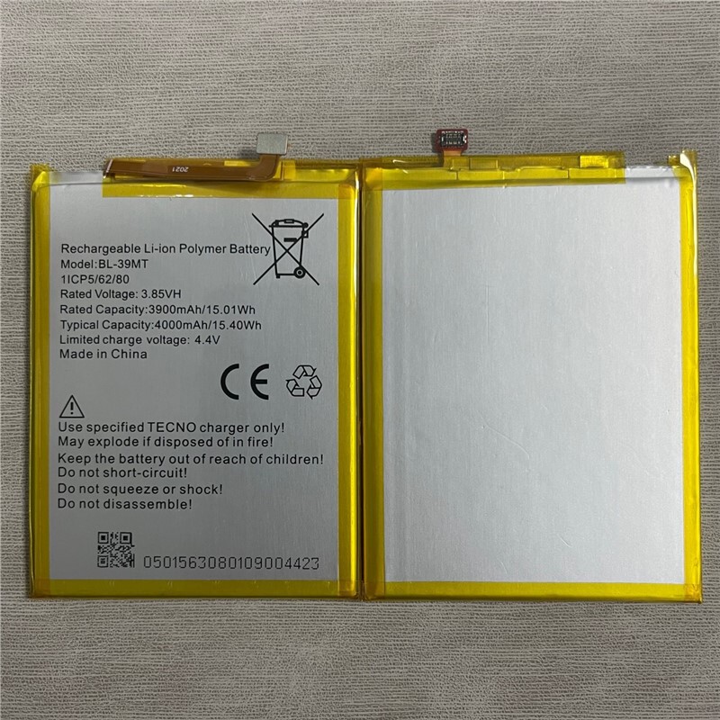 Suitable for Tecno Cd8 1629 Camon 15 Pro Mobile Phone Bl-39Mt Built-In Battery