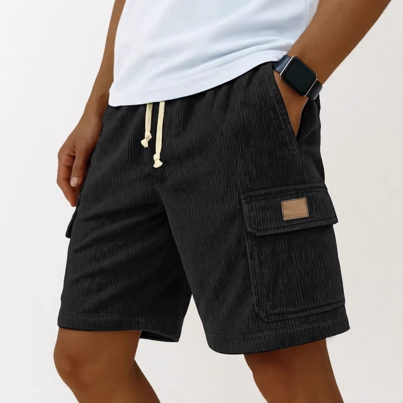 European and American Cross-Border 2025 New Men's Casual Shorts with Coconut Tree Print Hawaiian Men's Beach Shorts Cross-Border Hot Item