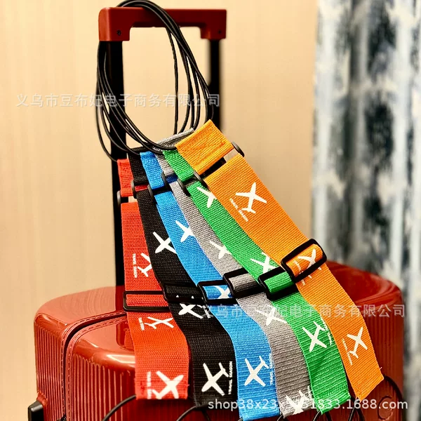 Hot-Selling Wear-Resistant Polypropylene Suitcase Printed with Airplane-Specific Packing Straps with Convenient Buckle Design to Ensure Luggage
