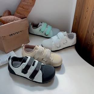 Beier Korean-style All-match Soft Bottom Velcro 2024 New Women's Breathable Niche White Shoes Puff Shoes B3512