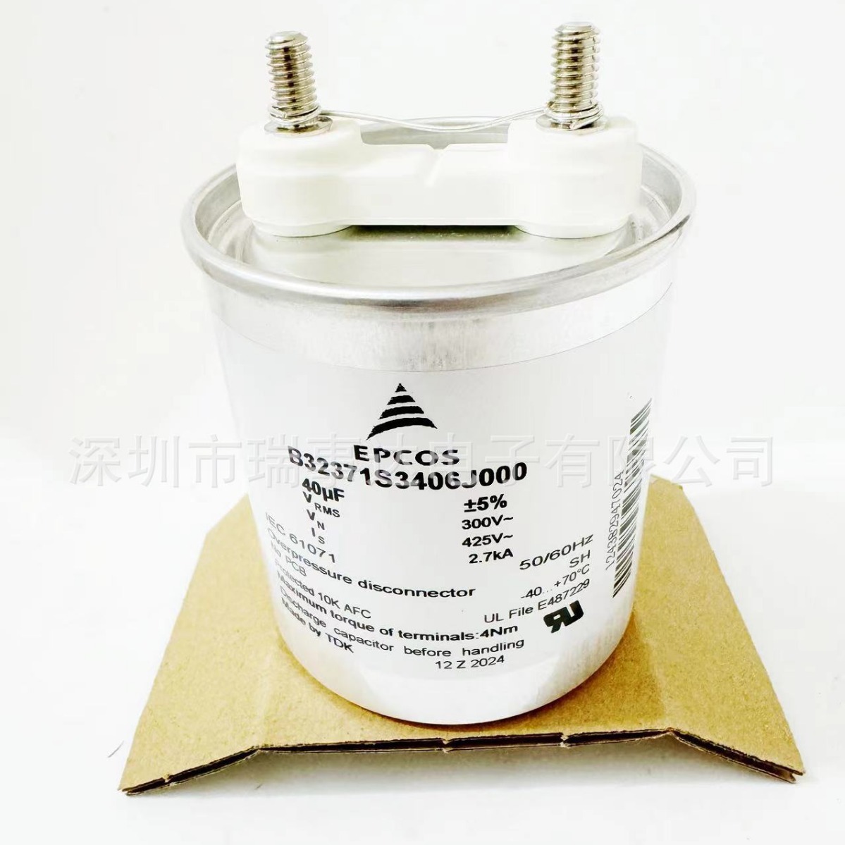 B32371S3306J000 300V30UF电力电容艾默生 ABB EPCOS薄膜电容