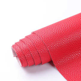 Y011拉毛底荔枝纹皮革 半pu人造革皮料 耐刮手袋箱包超软pvc革E18