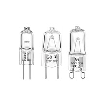 跨境专供 美规G8G4G9卤素灯珠120V20W25W40W 12V卤钨灯 5只10只装