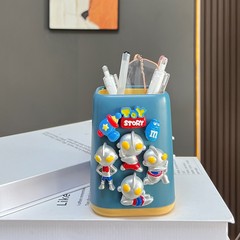 Multifunctional pen holder student cartoon cute fashionable desktop stationery children's creative storage box pen bucket makeup brush bucket