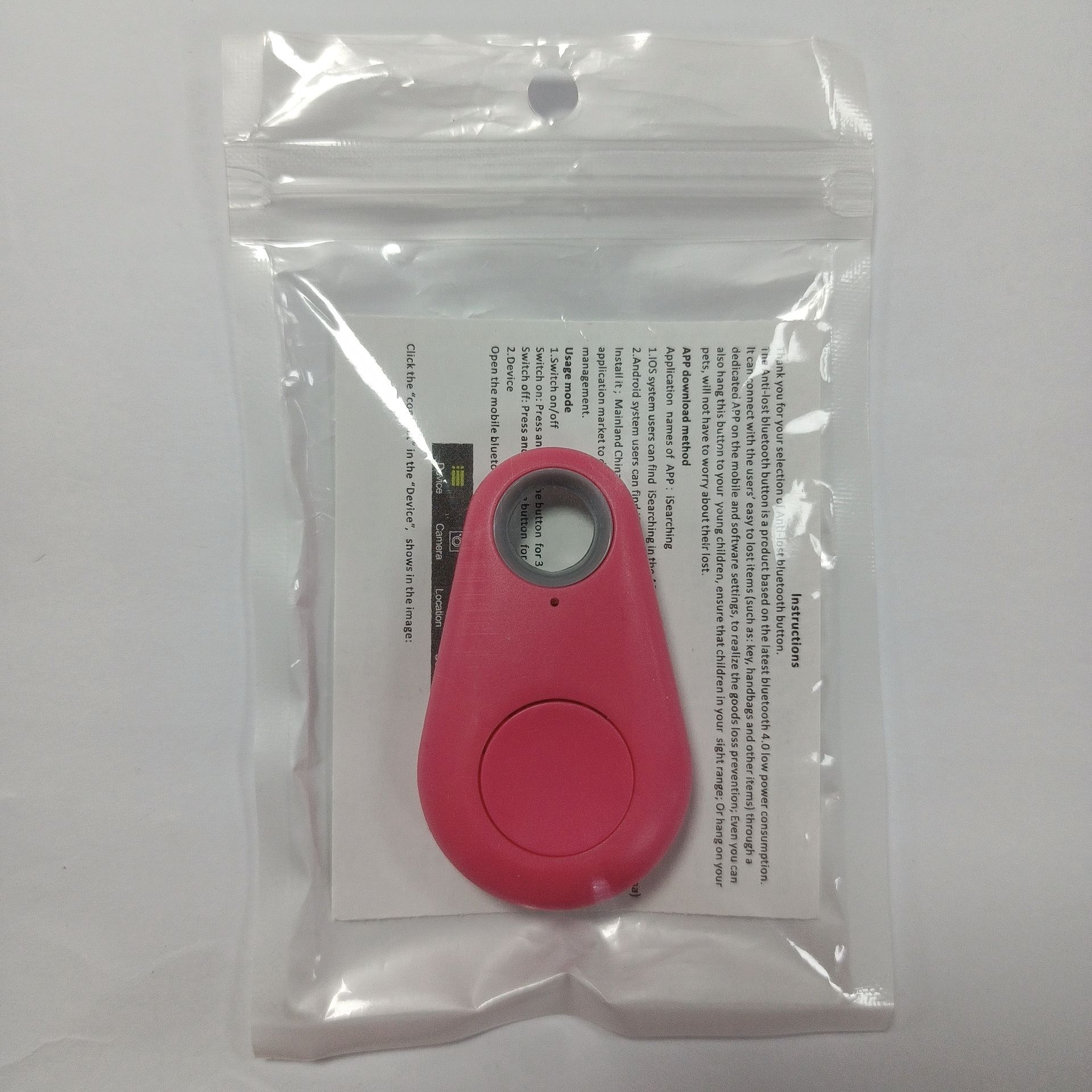 En stock gota de agua Bluetooth dispositivo anti-perdido inteligente de dos vías de búsqueda mascota teléfono móvil clave billetera alarma anti-perdido dispositivo al por mayor