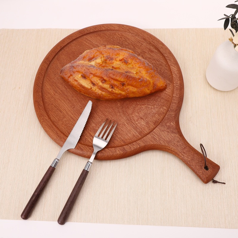 無垢材まな板、フルーツボード、木製ステーキプレート、洋食プレート、高級長方形丸型ピザボードトレイ|undefined