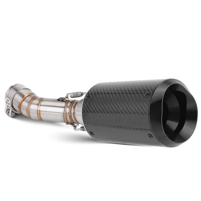 Motorcycle exhaust pipe, exhaust pipe middle section