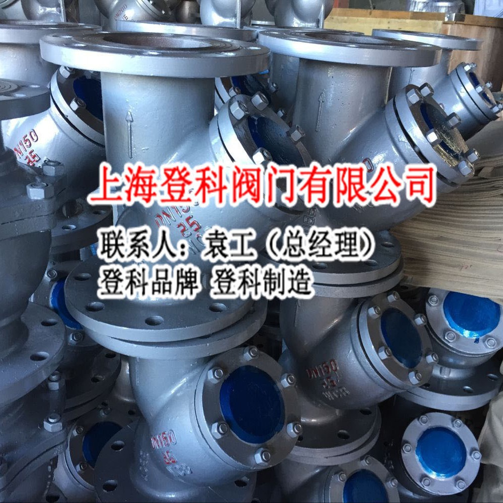 GL41H-16C DN250 铸钢 Y型过滤器水过滤器 法兰过滤器 管道过滤器