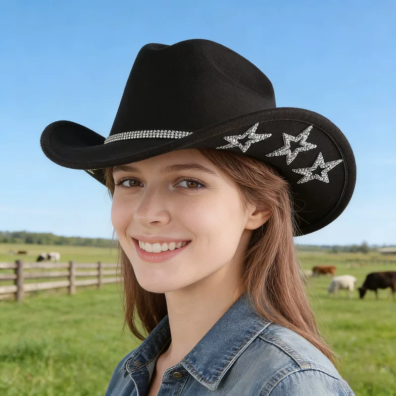 Woolen denim retro concealer for men and women, sun hat