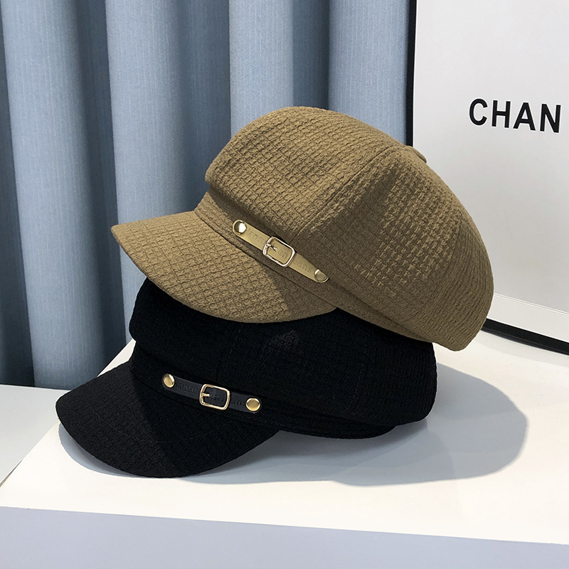British style beret children's Korean version internet celebrity fashion versatile painter hat duck tongue newspaper boy_voghion.com